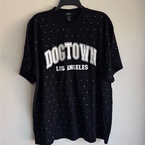Forever 21 Black Tee with Rhinestones